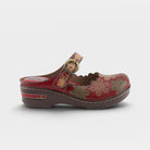 L'Artiste Flochino clogs in Red Multi, hero view