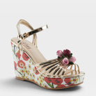 Azura Florarose Gold Sandal