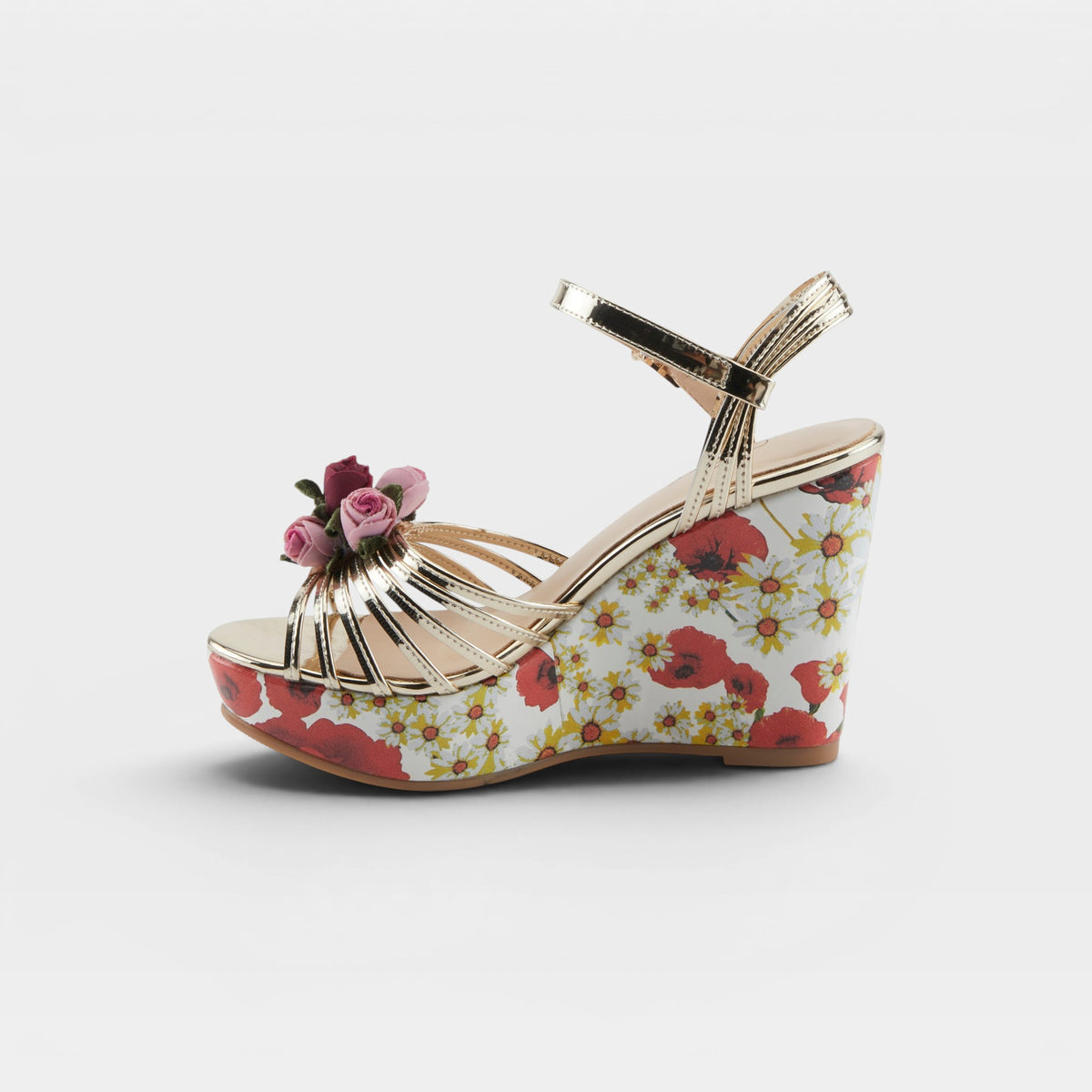 Azura Florarose Gold Sandal