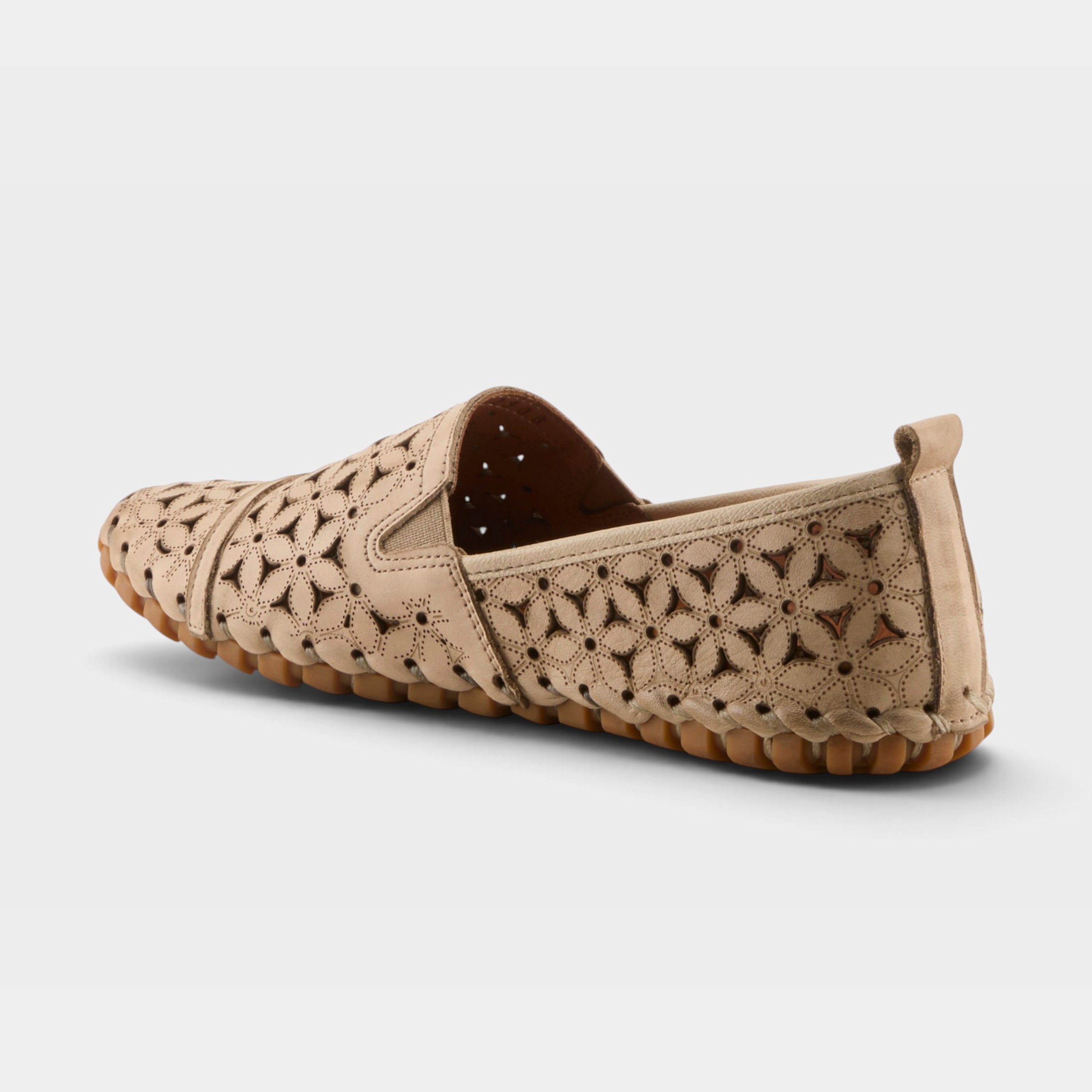 Spring Step Flowerflow Beige Slide Sandal