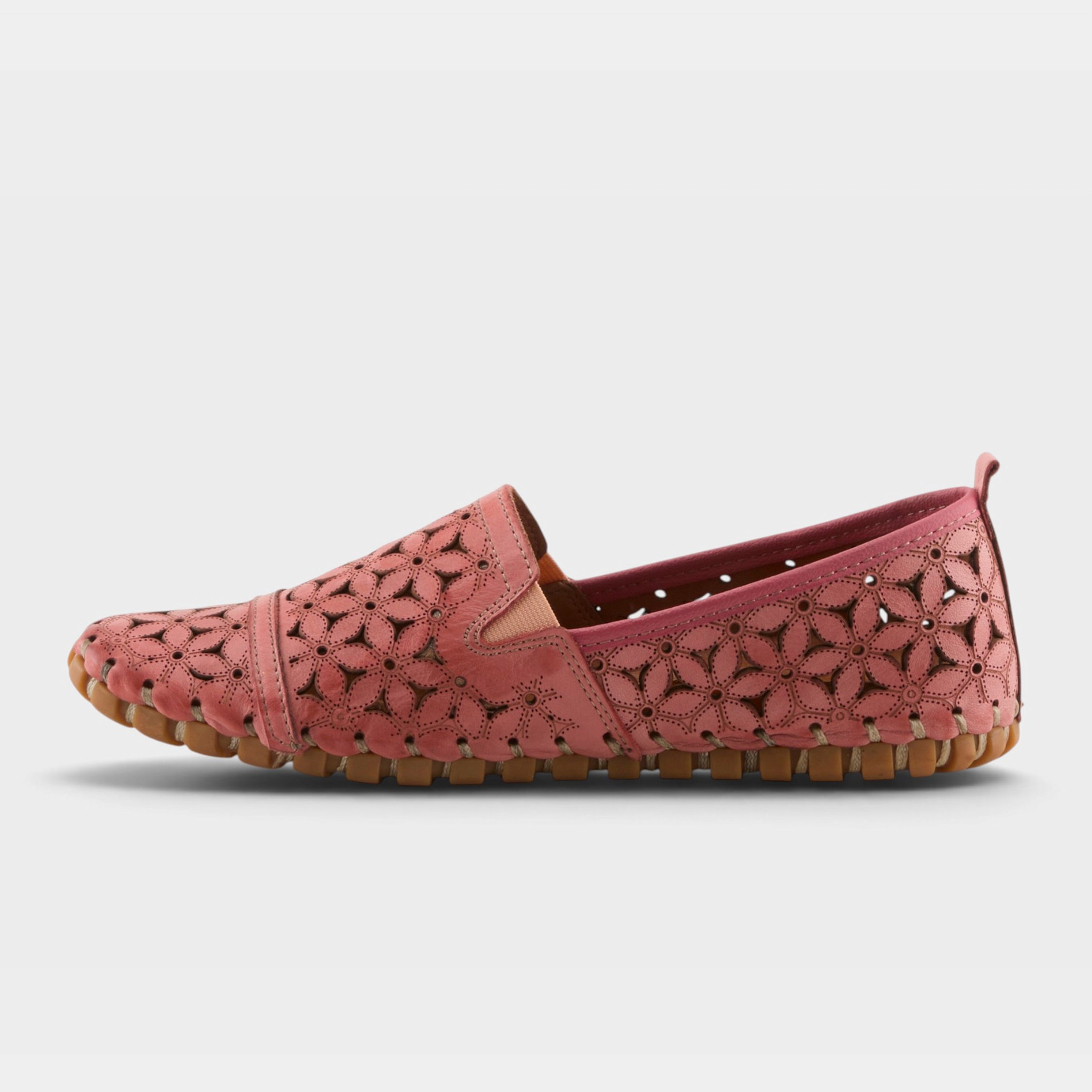 Spring Step Flowerflow Salmon Slide Sandal