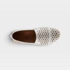 Spring Step Flowerflow White Slide Sandal