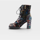 L'Artiste Flutterbank boots in Rainbow, side view
