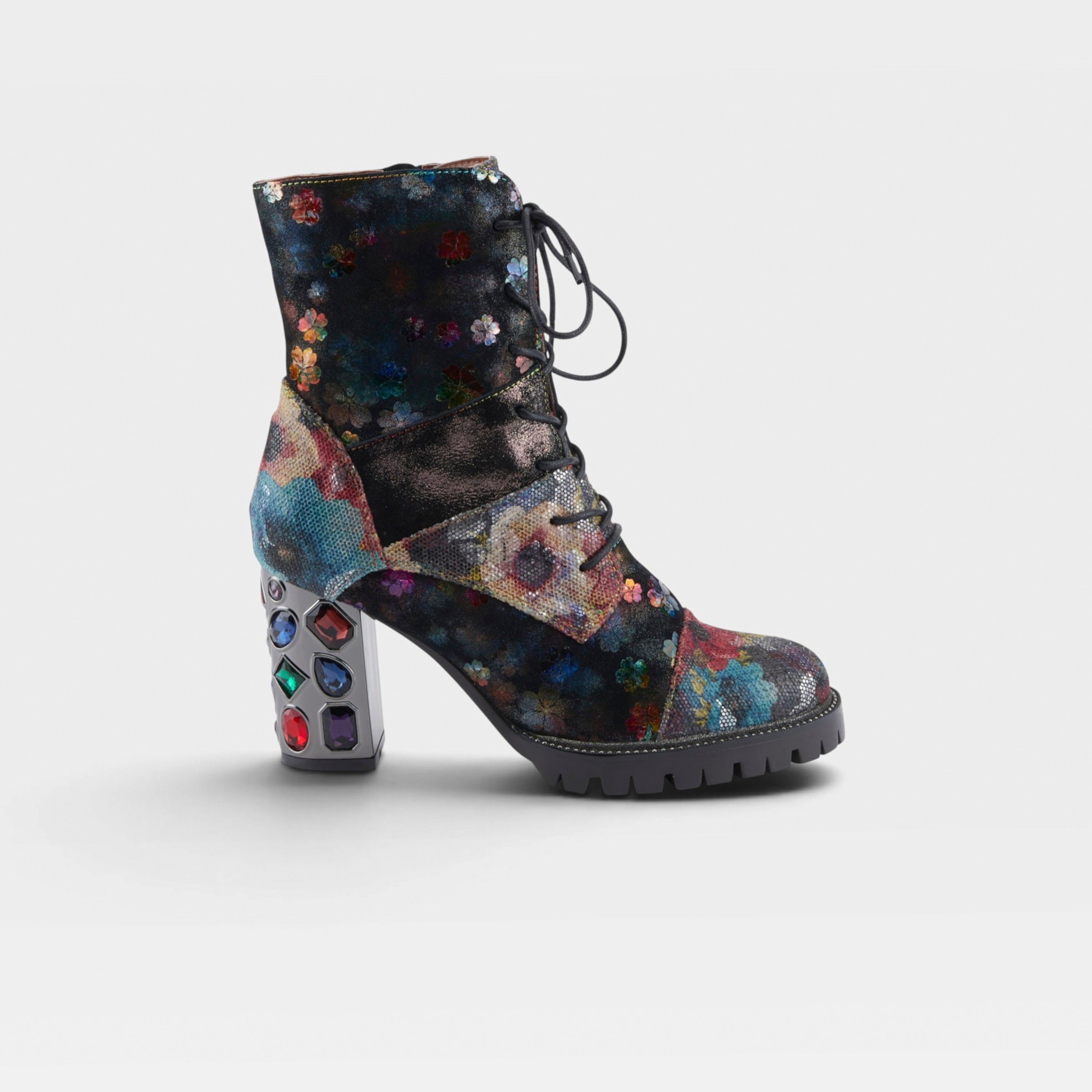 L'Artiste Flutterbank boots in Rainbow, hero view