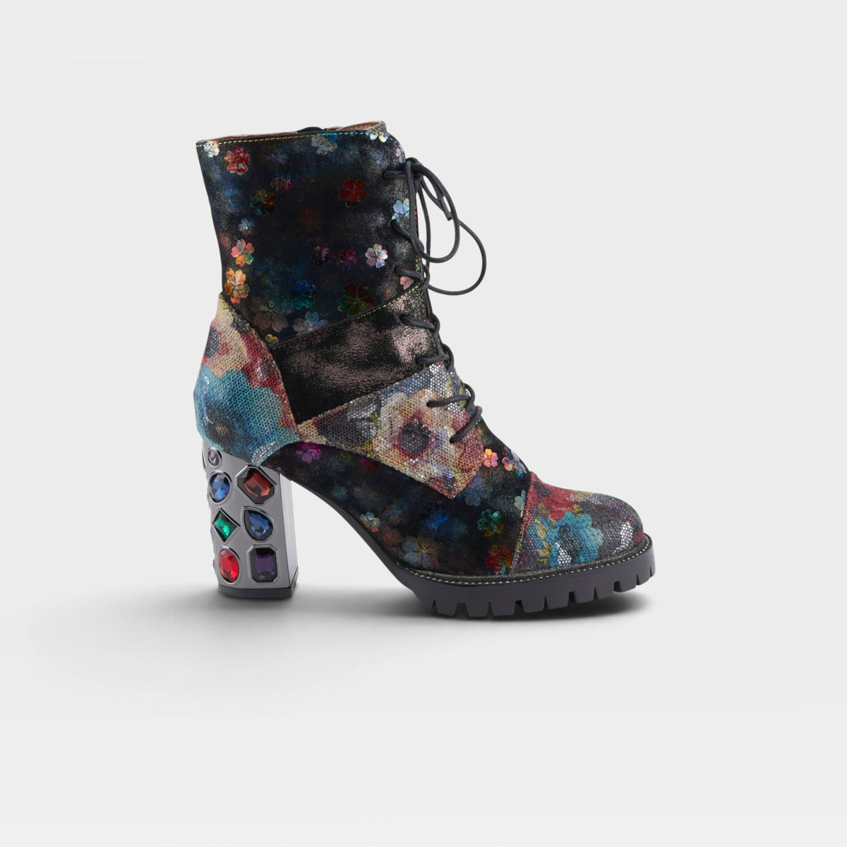 L'Artiste Flutterbank boots in Rainbow, hero view