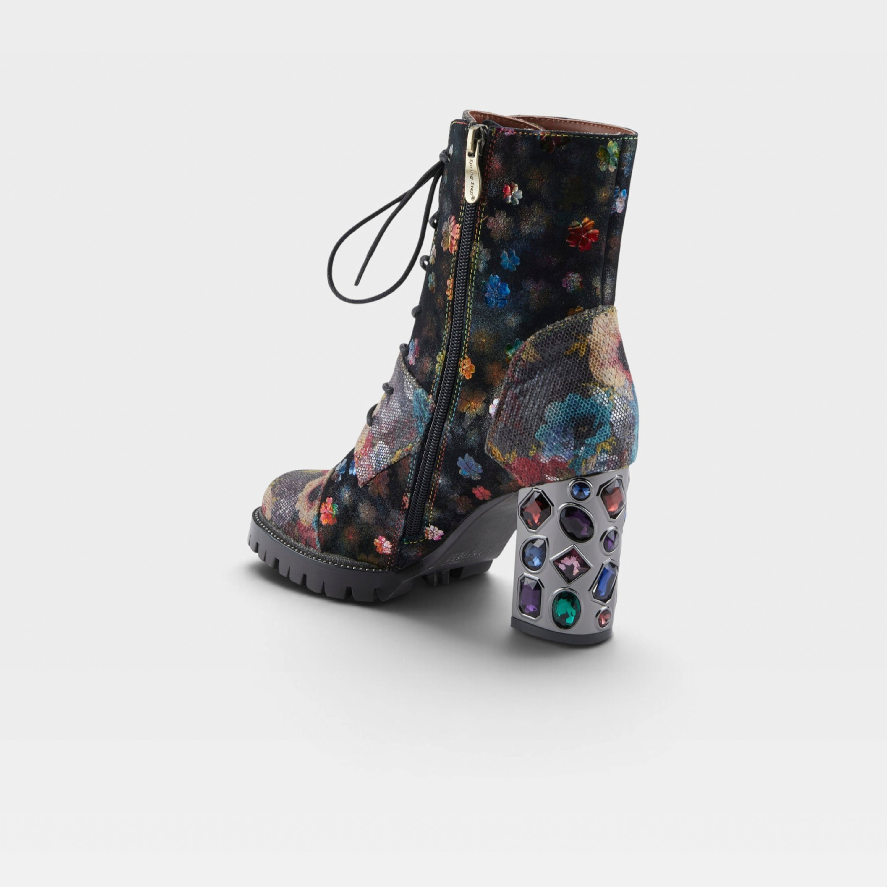 L'Artiste Flutterbank boots in Rainbow, alternate angle view