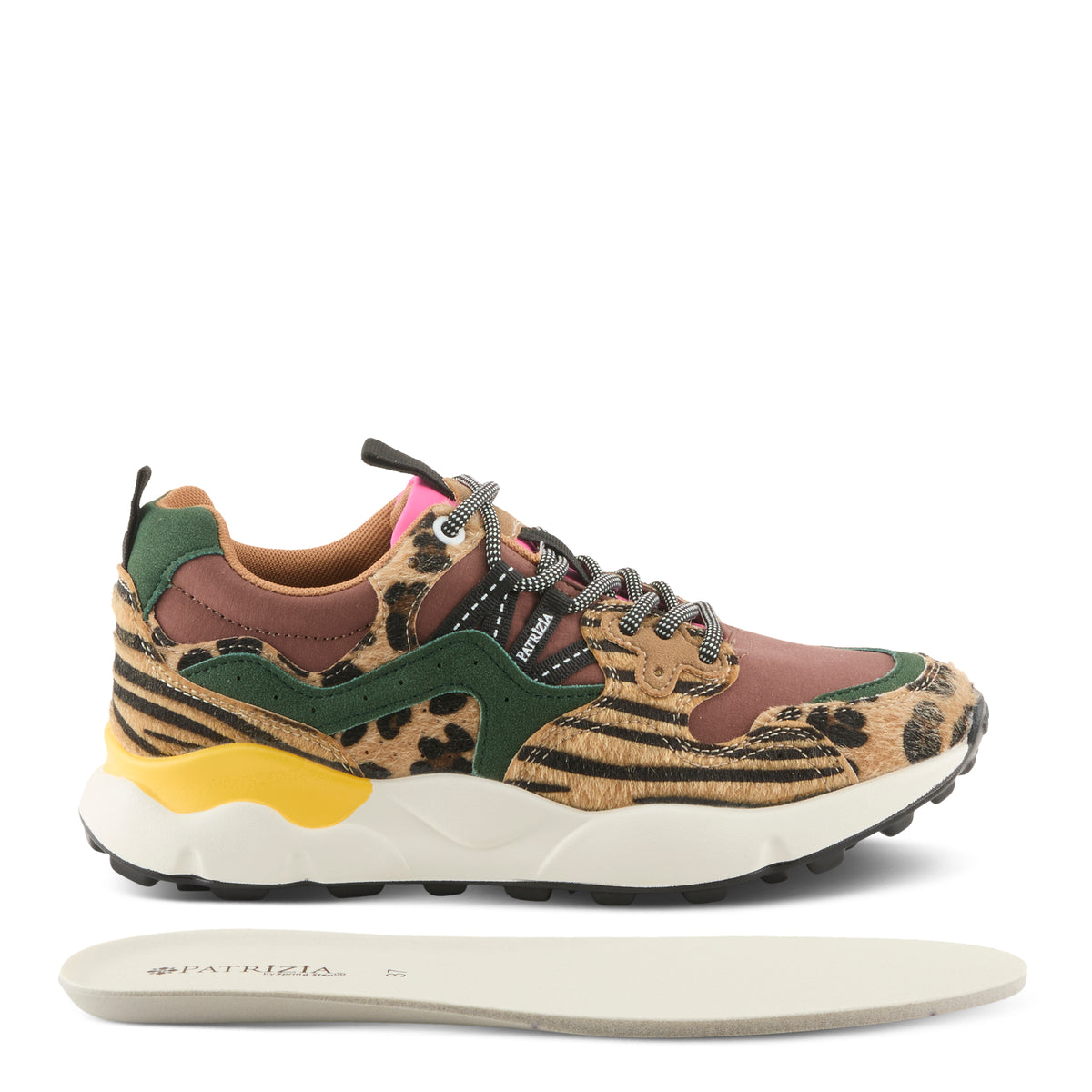 Patrizia PATRIZIA FLYINGCOLORS SNEAKERS sneaker in olive multi with stylish fashion design