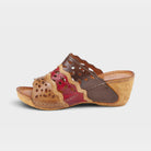 Spring Step Footy Brown Multi Sandal