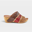 Spring Step Footy Brown Multi Sandal