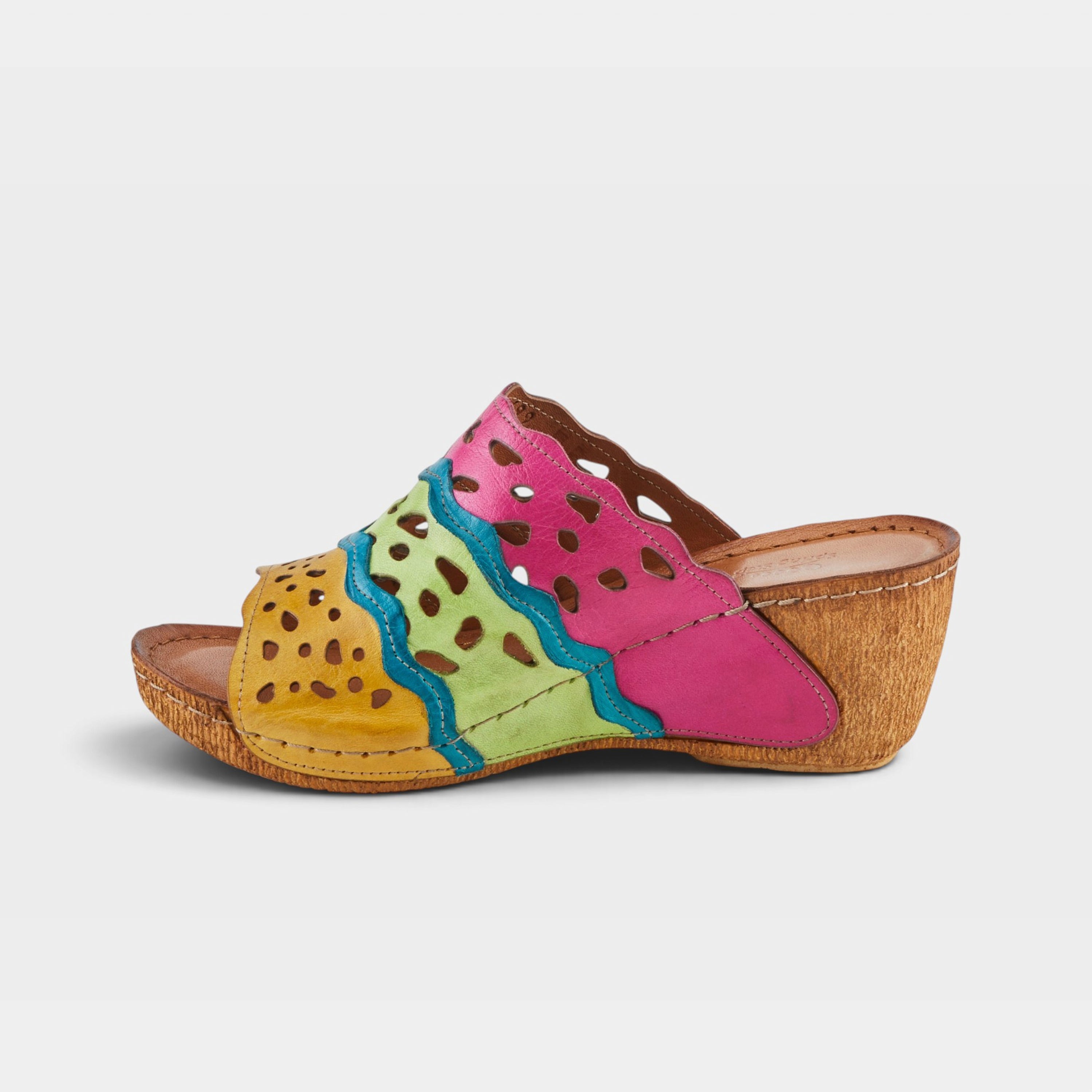 Spring Step Footy Fuchsia Multi Sandal