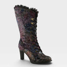 L'Artiste FORUTALUV BOOTS in PURPLE MULTI, front view