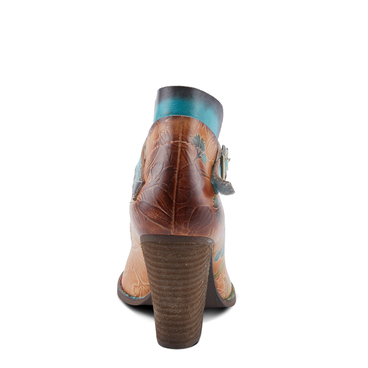 L'Artiste L'ARTISTE FOXGLOVE SHOES shoe in camel multi with handcrafted leather design