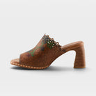 L'Artiste Foxxila sandals in Brown Multi, side view