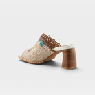 L'Artiste Foxxila sandals in Light Beige Multi, alternate angle view