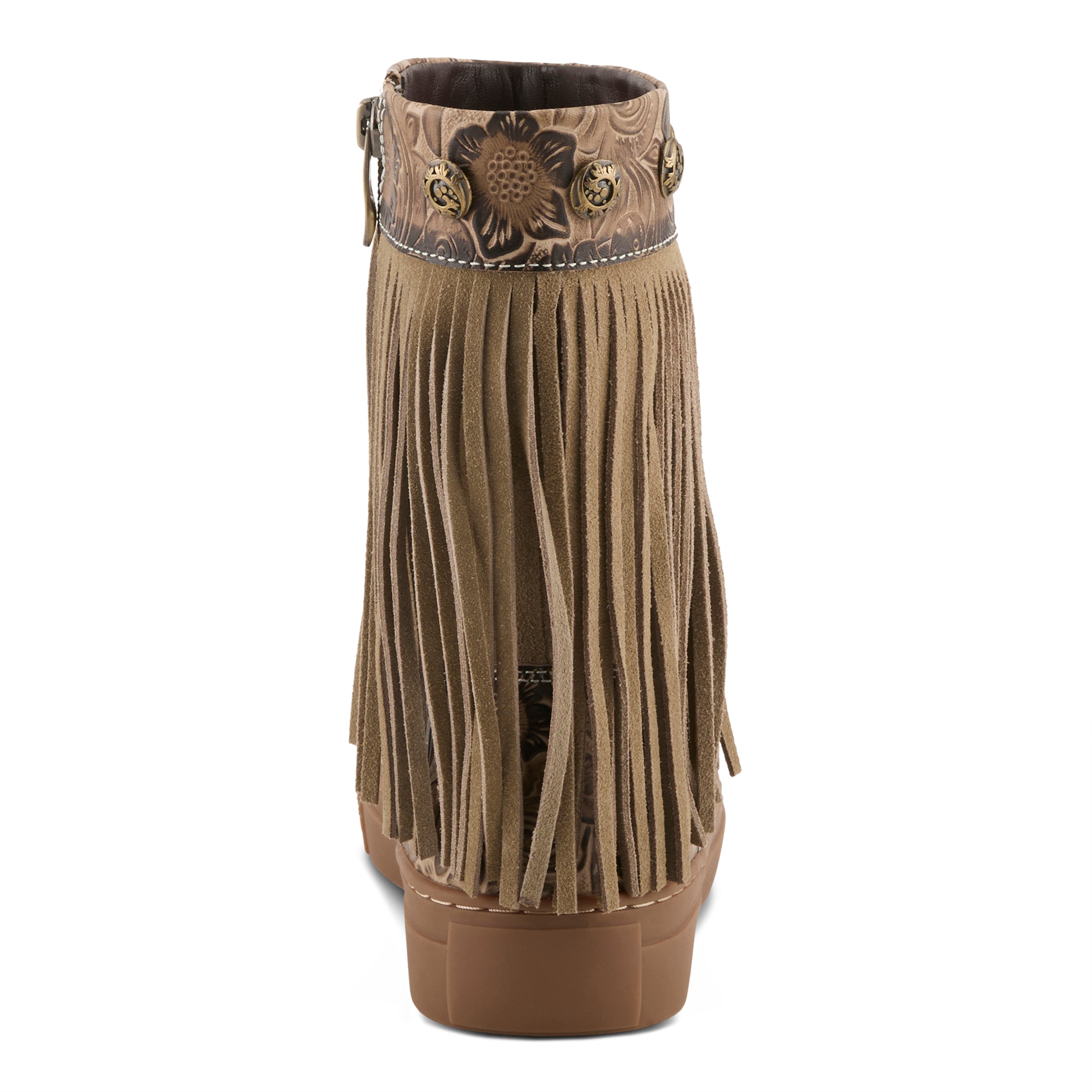 L'artiste Fringely Western Mid Calf Bootie – Spring Step Shoes