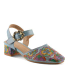 L'Artiste L'ARTISTE FUNFERBIZ SHOES shoe in black multi with handcrafted leather design