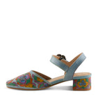 L'Artiste L'ARTISTE FUNFERBIZ SHOES shoe in black multi with handcrafted leather design