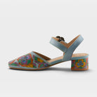 L'Artiste Funferbiz shoes in Blue Multi, side view