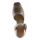L'Artiste L'ARTISTE FUNFERBIZ SHOES shoe in camel multi with handcrafted leather design
