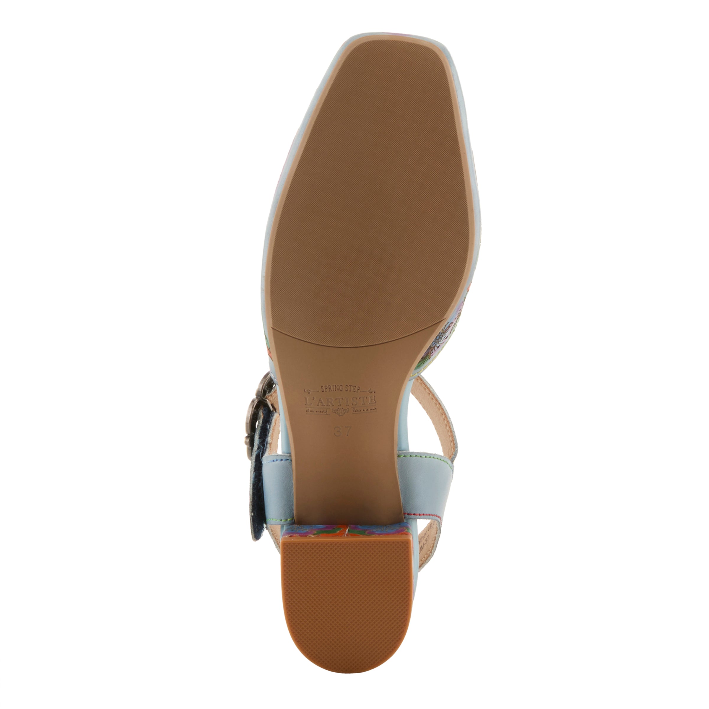 L'Artiste L'ARTISTE FUNFERBIZ SHOES shoe in camel multi with handcrafted leather design