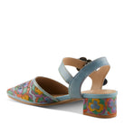 L'Artiste L'ARTISTE FUNFERBIZ SHOES shoe in camel multi with handcrafted leather design
