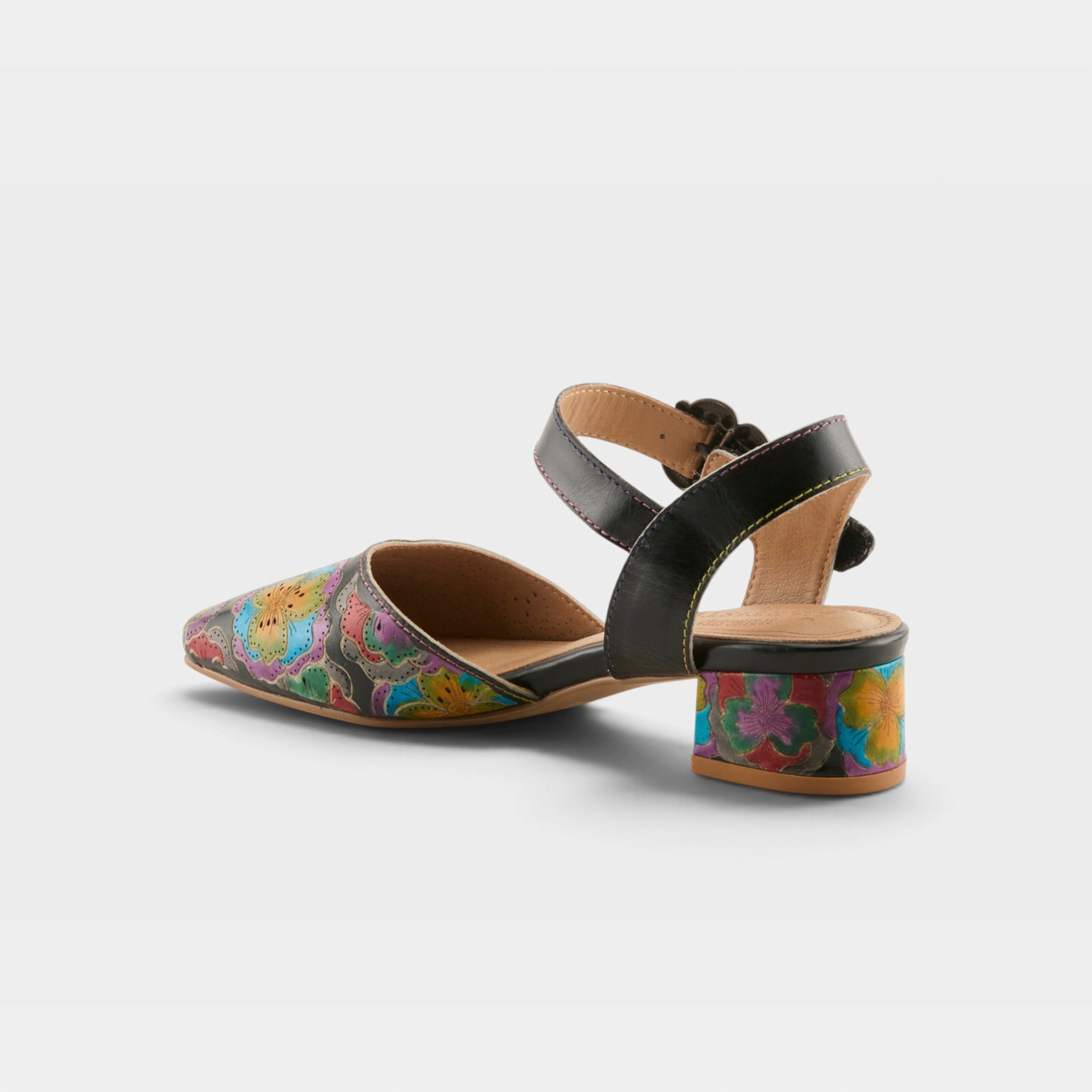 L'Artiste Funferbiz shoes in Black Multi, alternate angle view