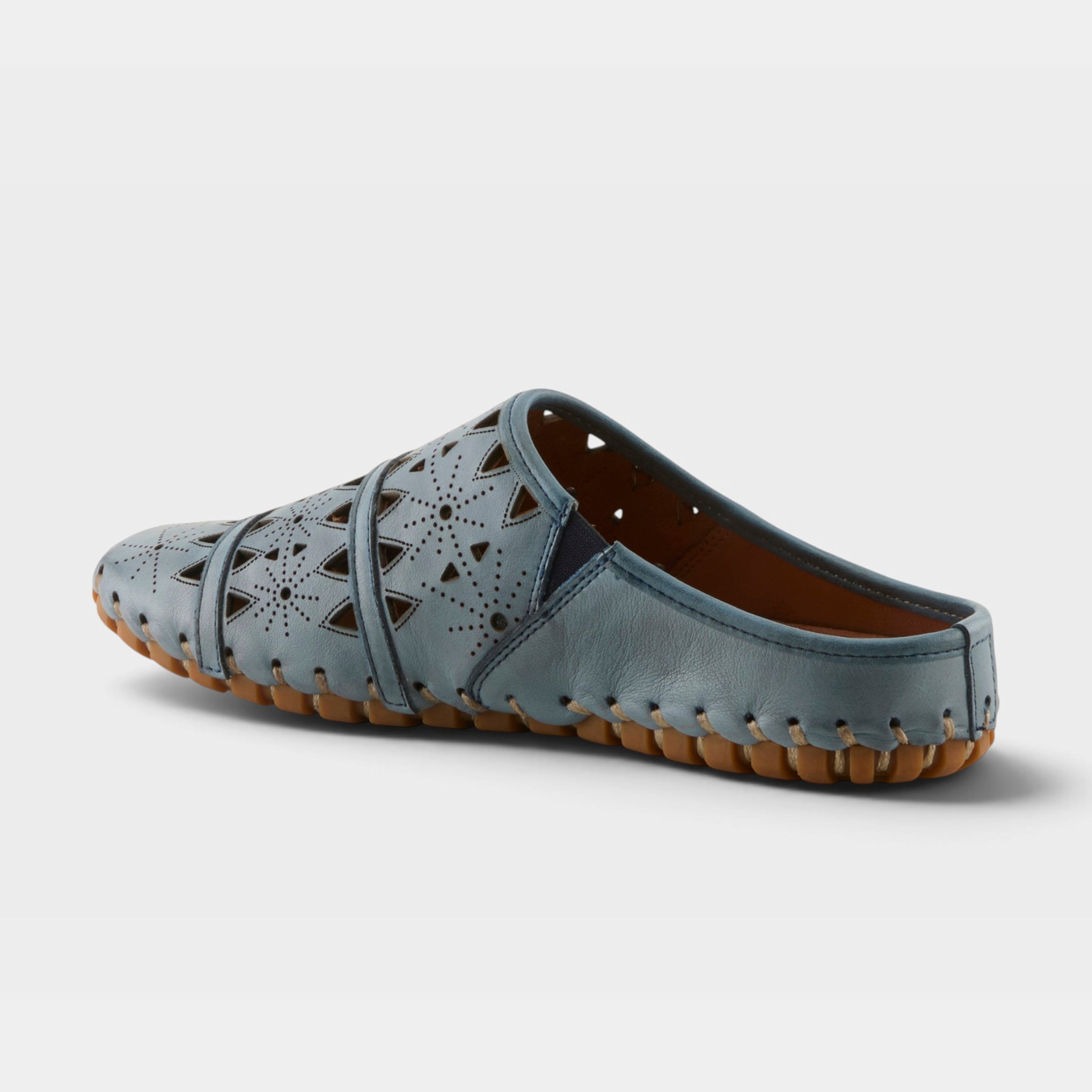 Spring Step Fusalide Blue Slip-On Clog Shoe