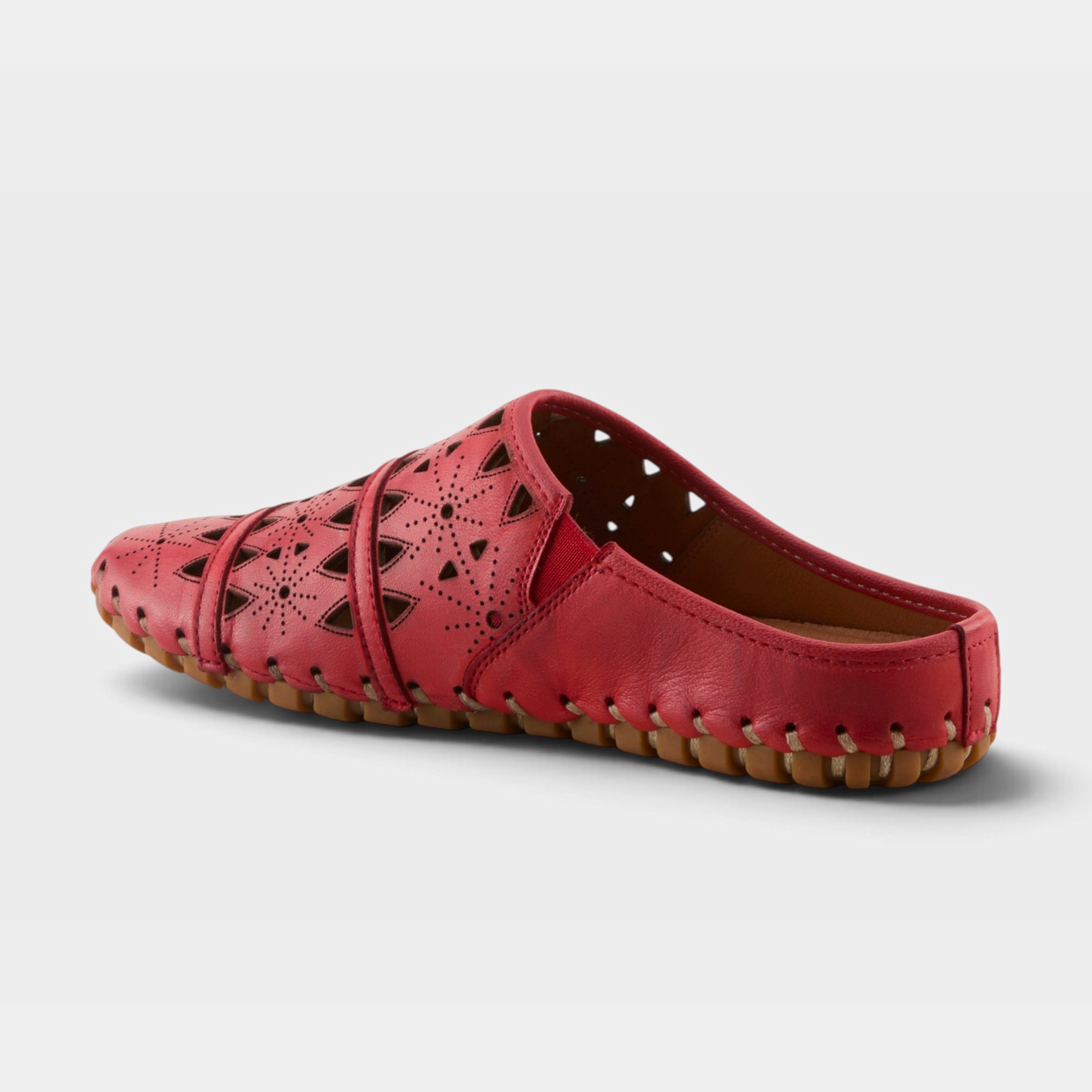 Spring Step Fusalide Red Slip-On Clog Shoe