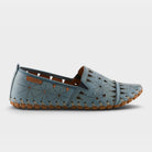 Spring Step Fusaro Blue Loafer Shoe