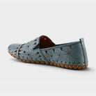 Spring Step Fusaro Blue Loafer Shoe
