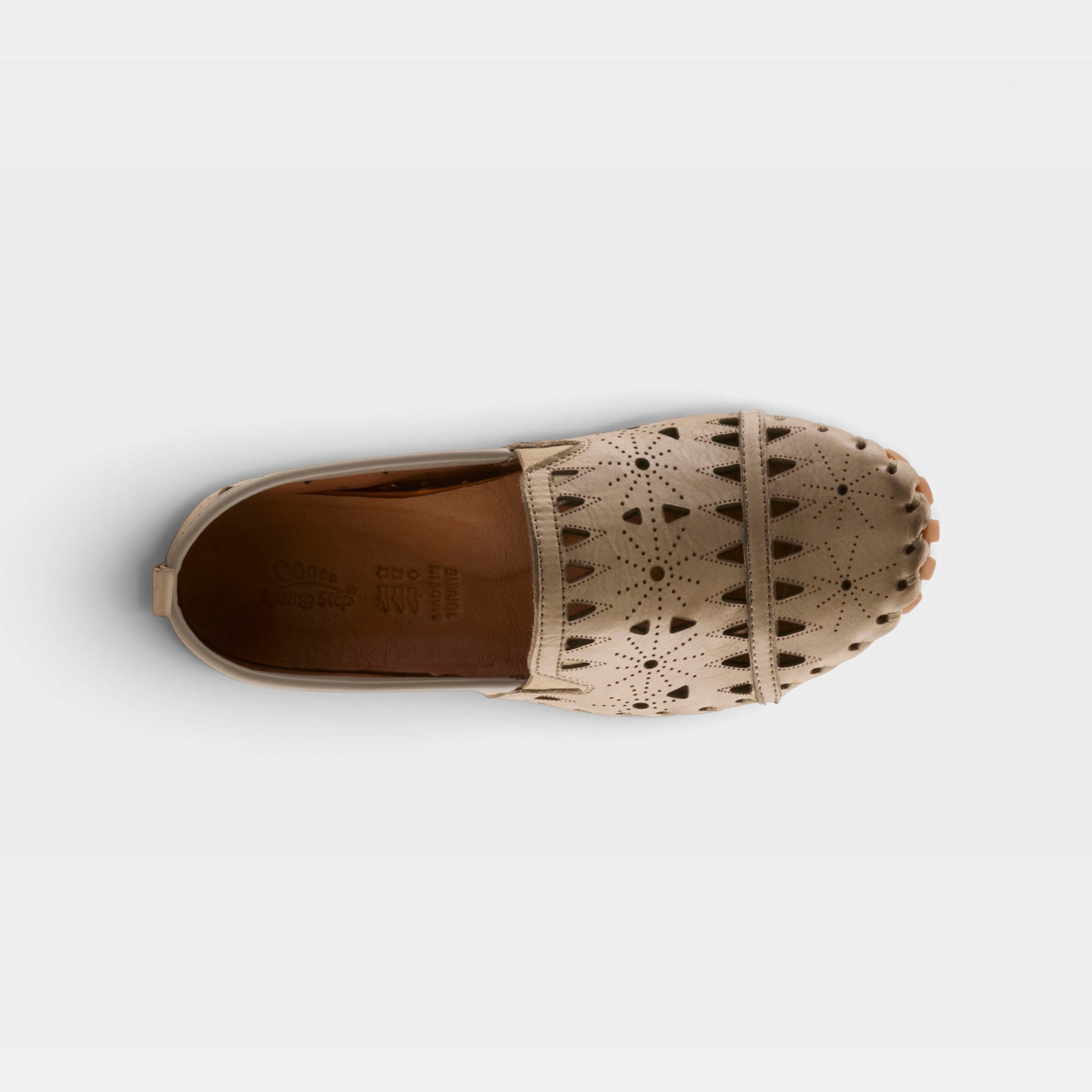 Spring Step Fusaro Grey Loafer Shoe