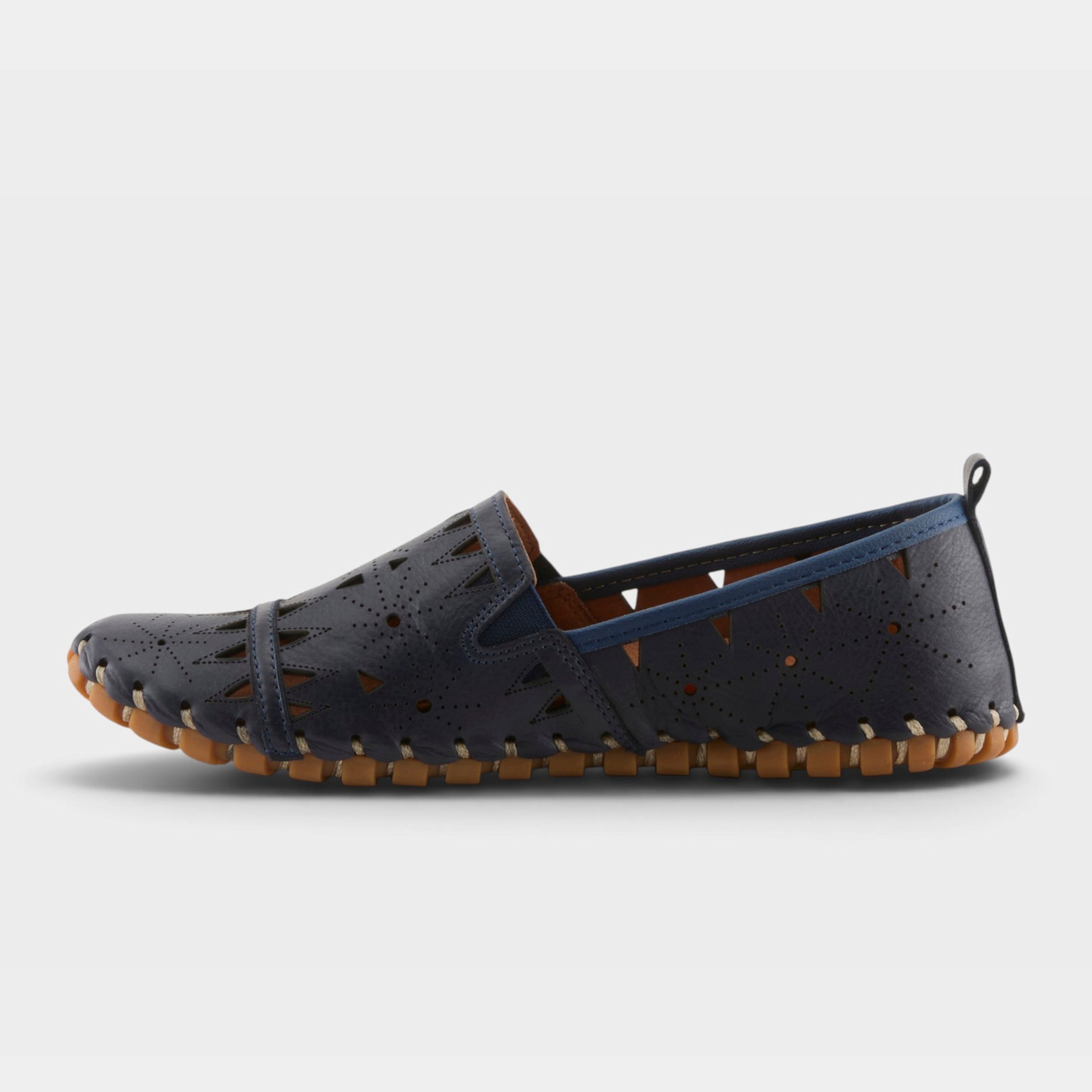 Spring Step Fusaro Navy Loafer Shoe