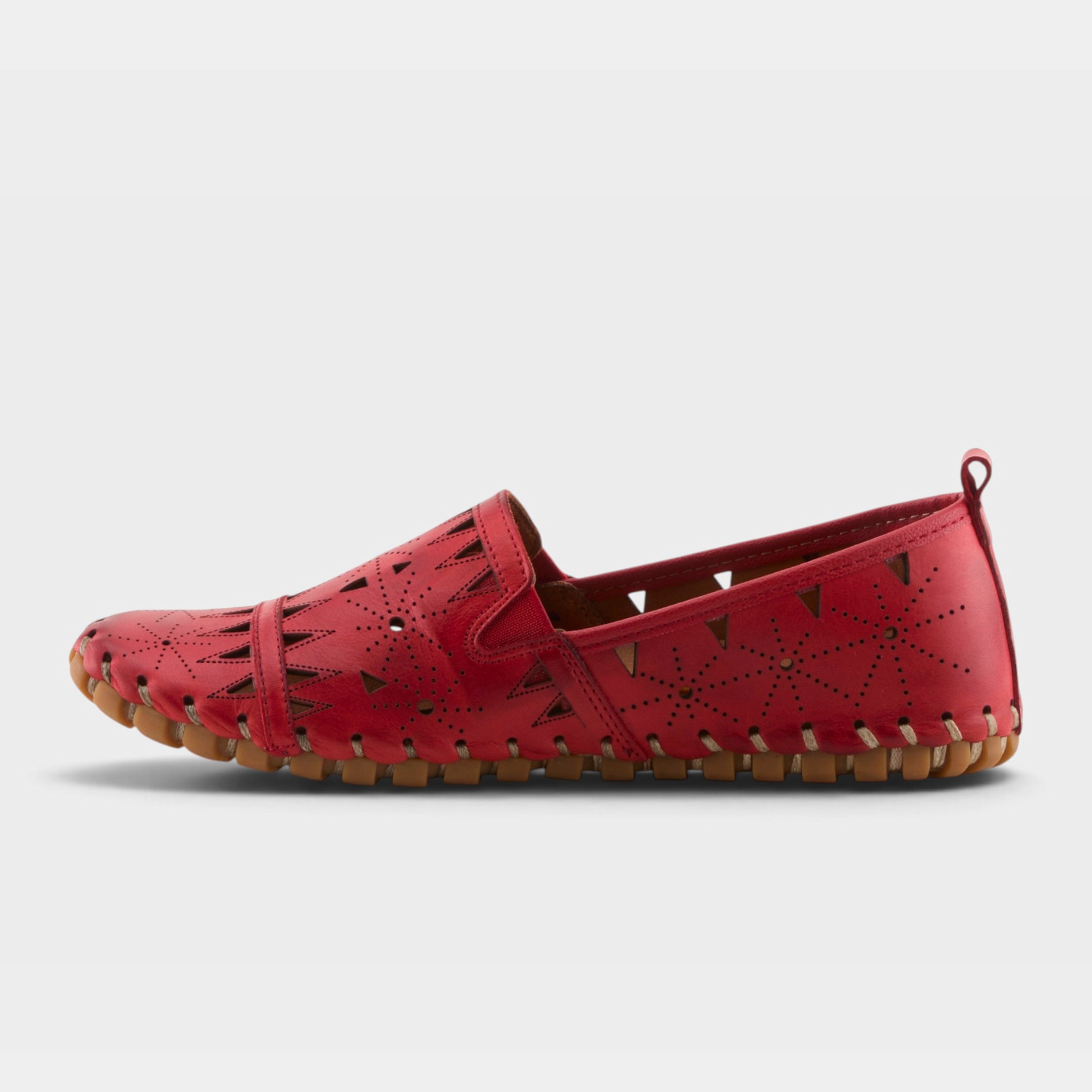 Spring Step Fusaro Red Loafer Shoe