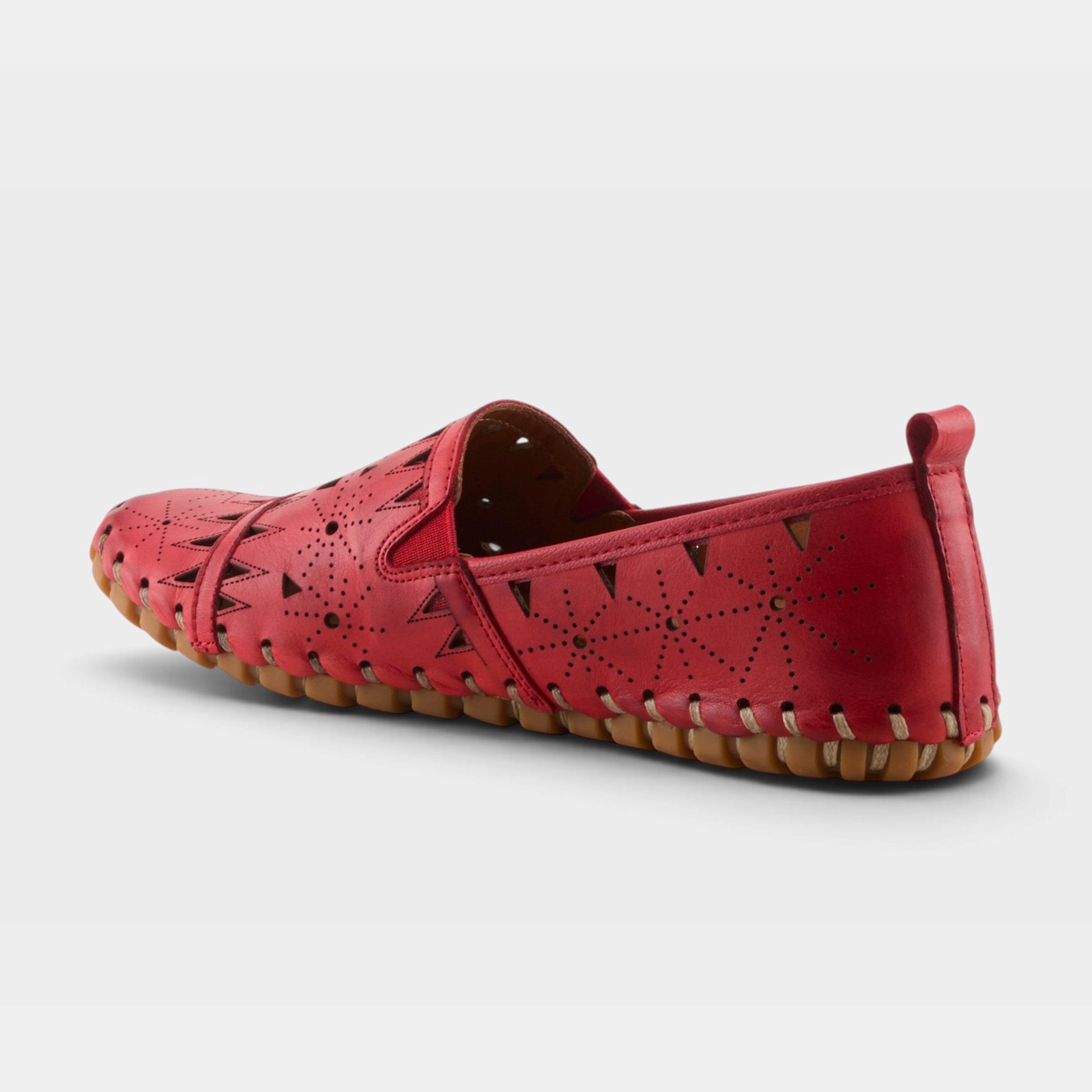 Spring Step Fusaro Red Loafer Shoe