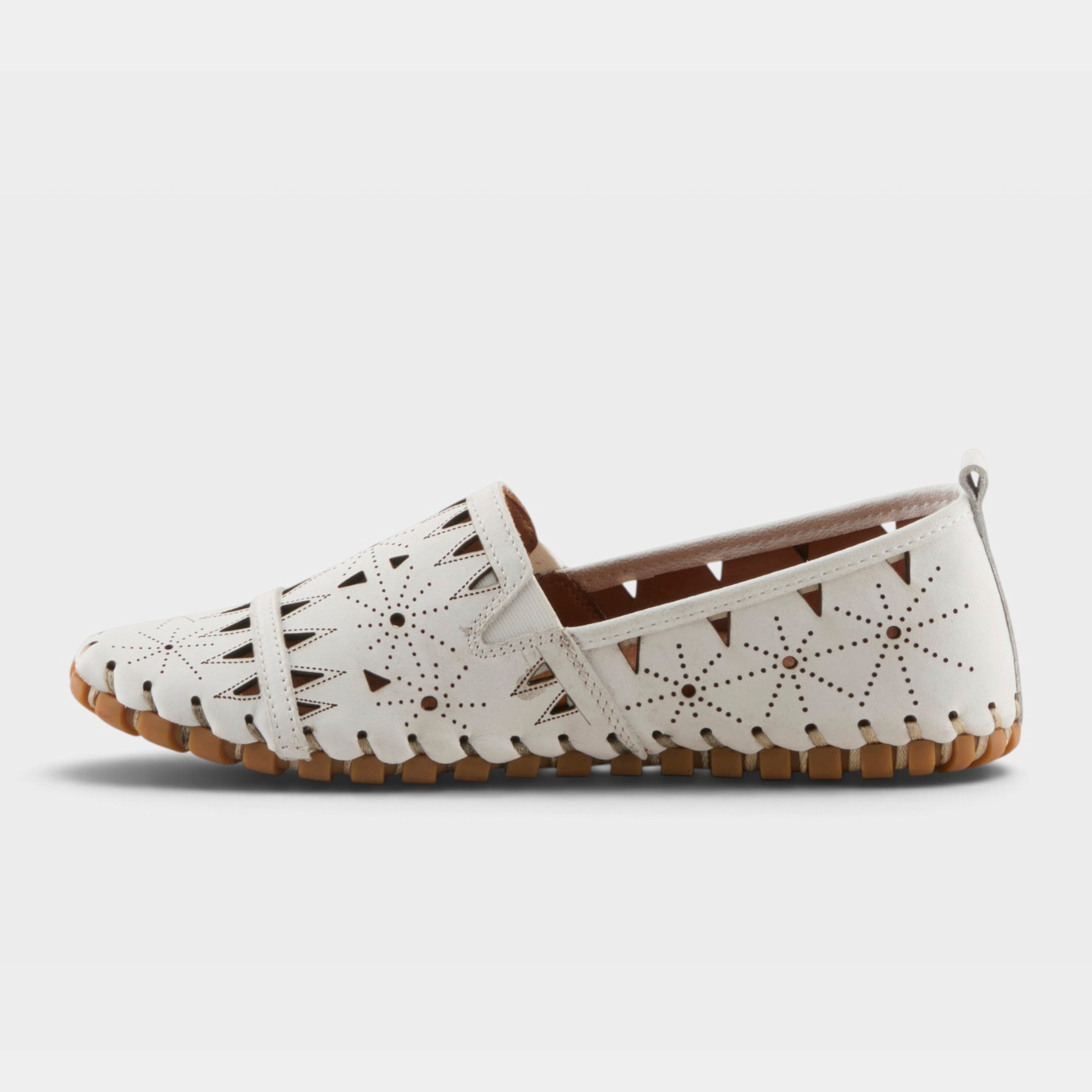 Spring Step Fusaro White Loafer Shoe