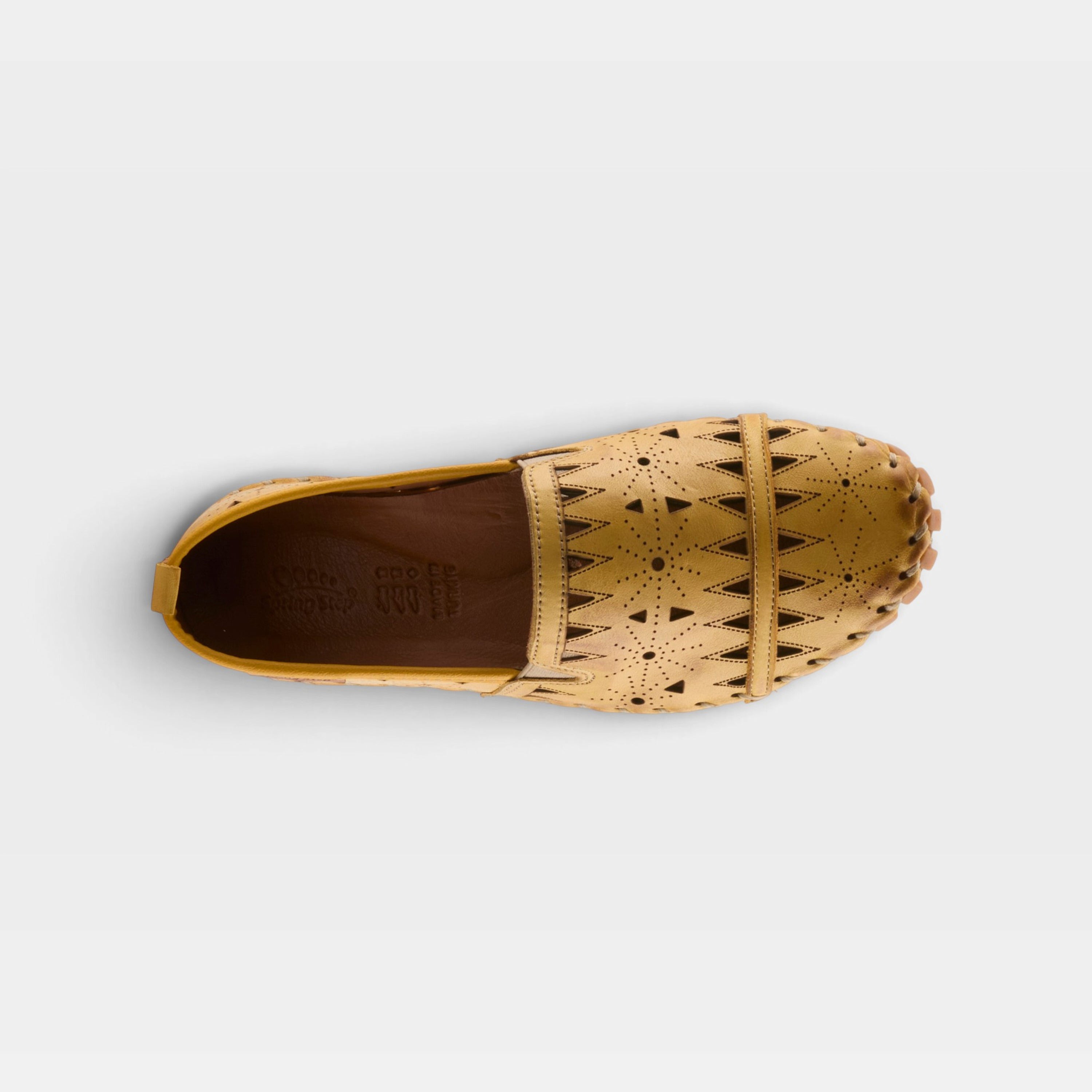 Spring Step Fusaro Yellow Loafer Shoe