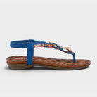 Patrizia Gadelina Blue Multi Sandal
