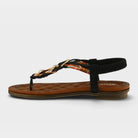 Patrizia Gadelina Black Multi Sandal