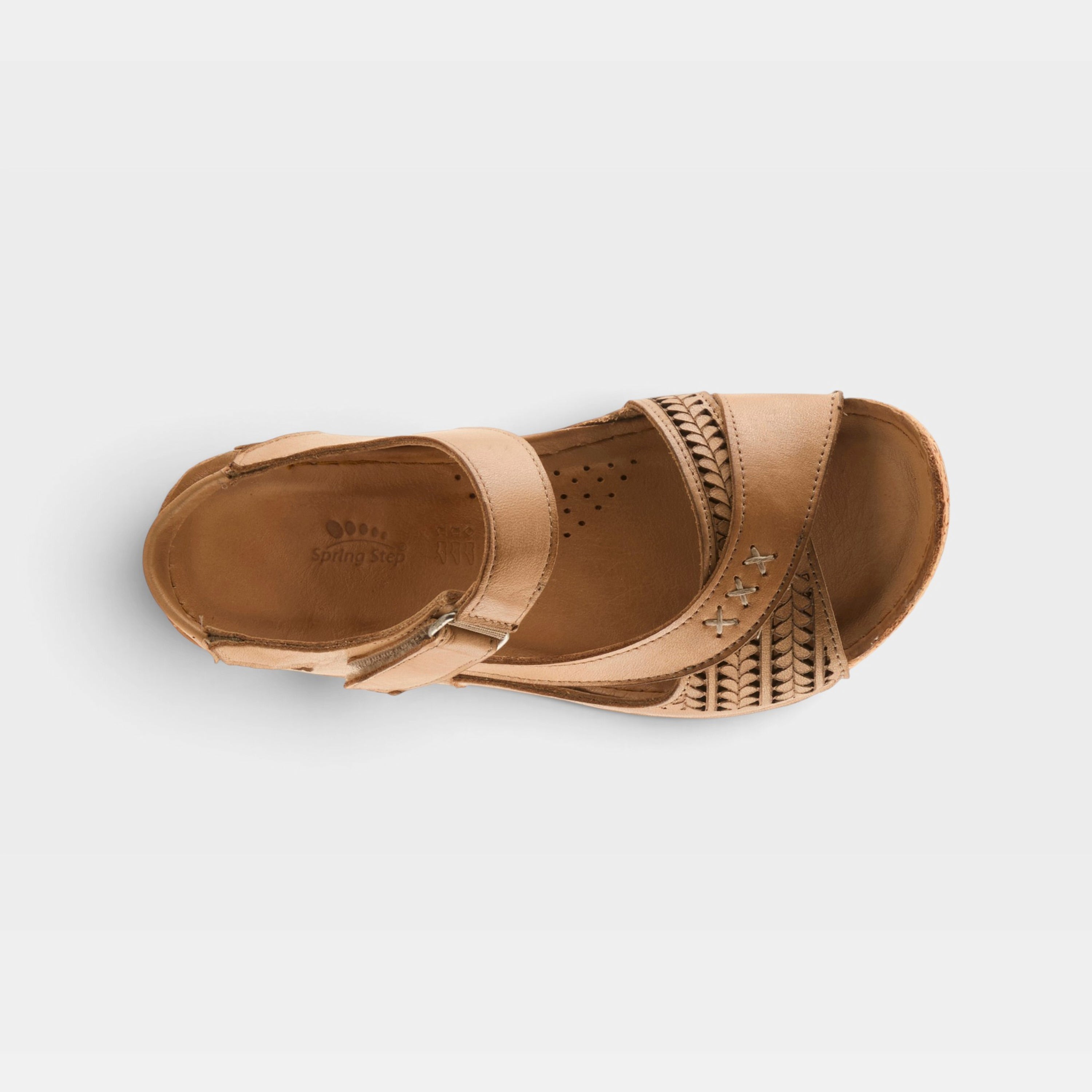 Spring Step Galaire Tan Sandal