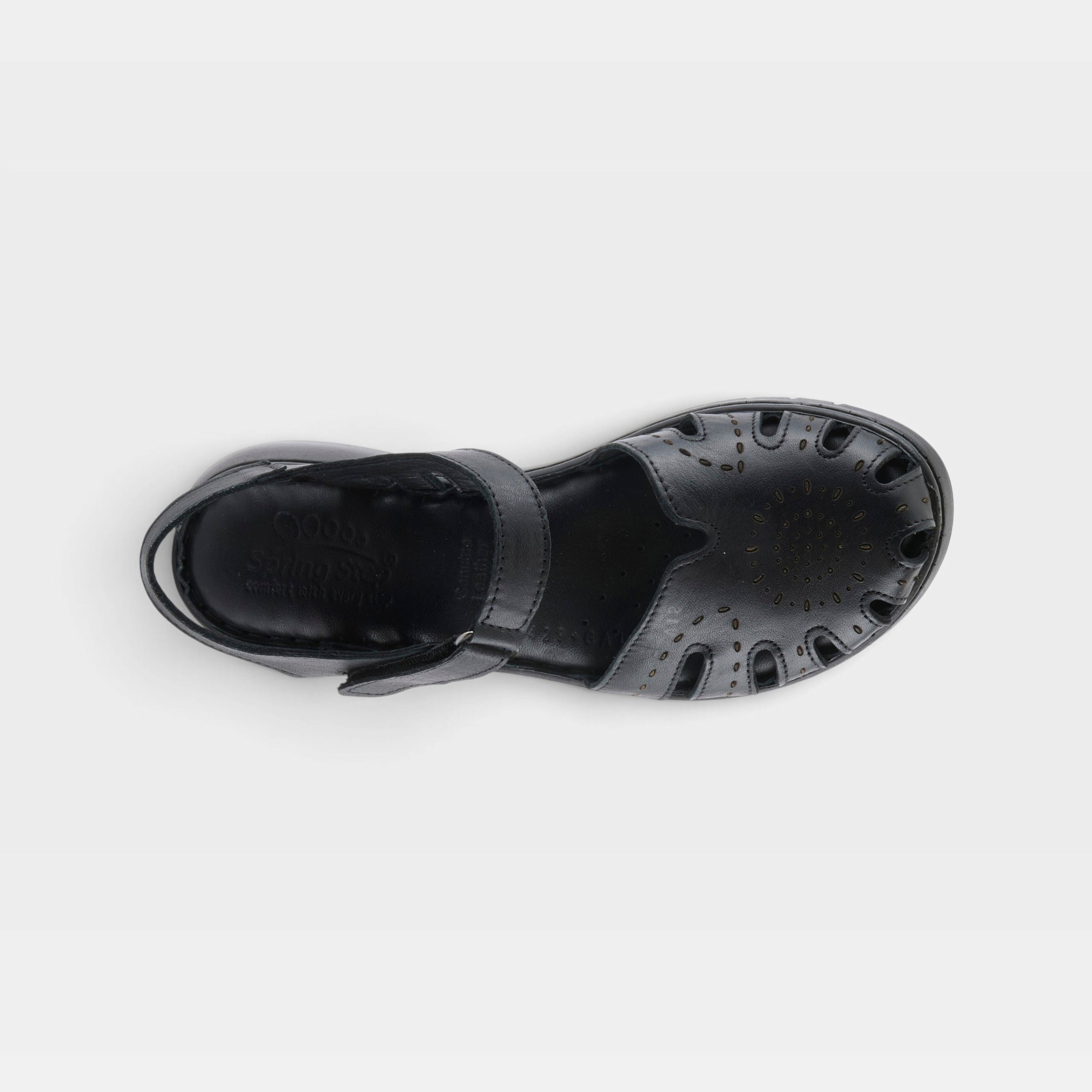 Spring Step Galavis Black Sandal