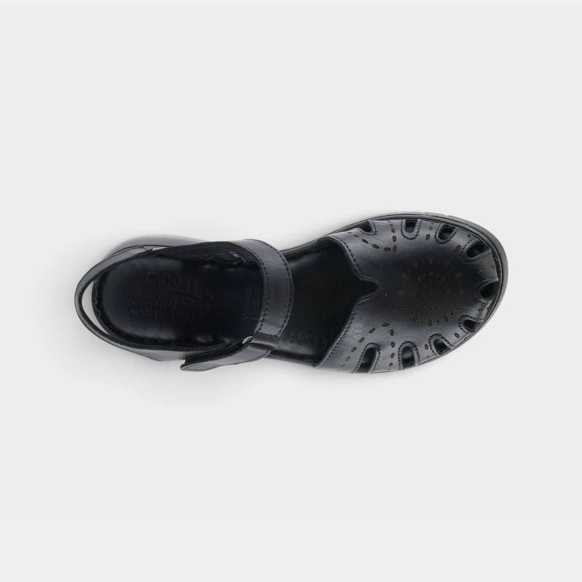 Spring Step Galavis Black Sandal