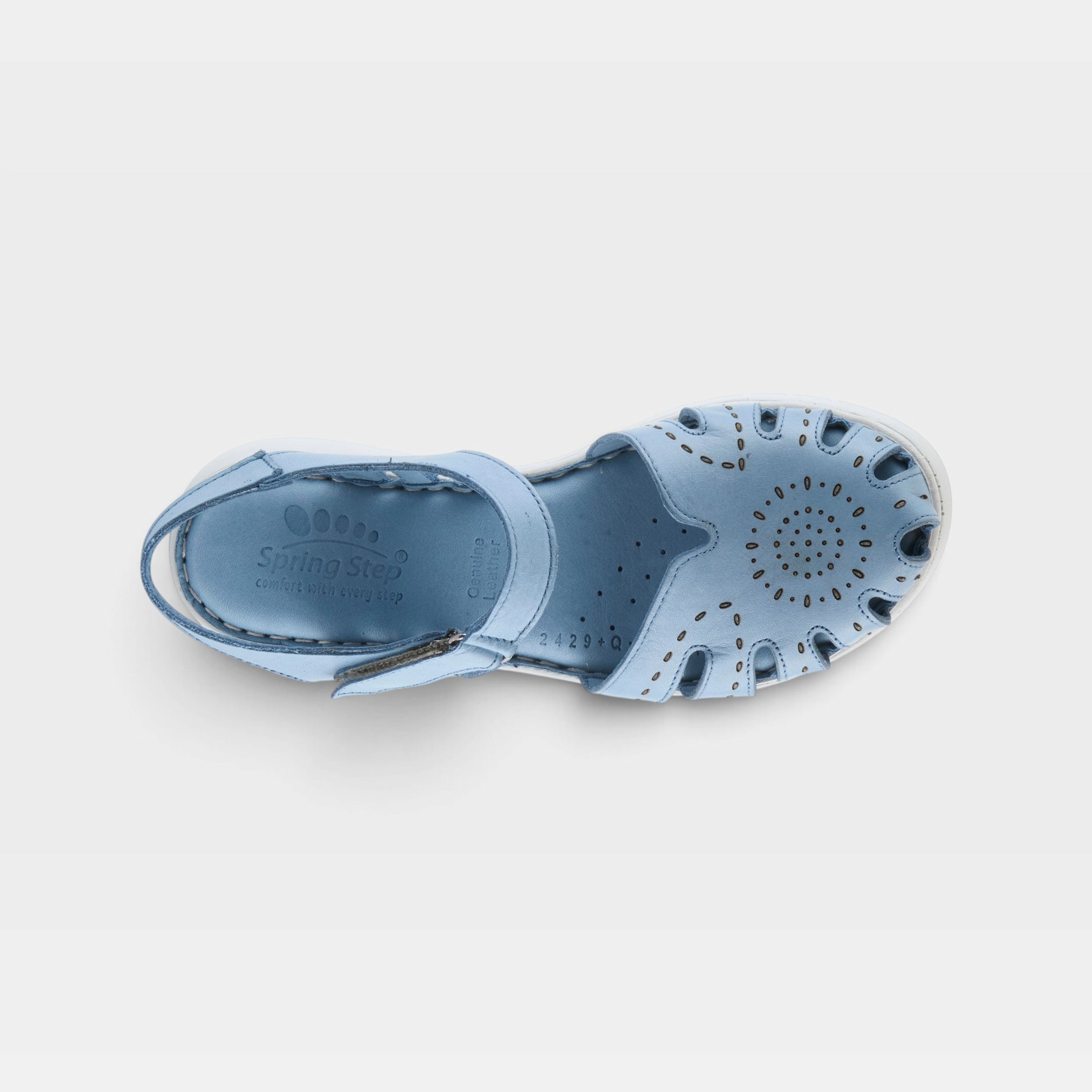 Spring Step Galavis Blue Sandal