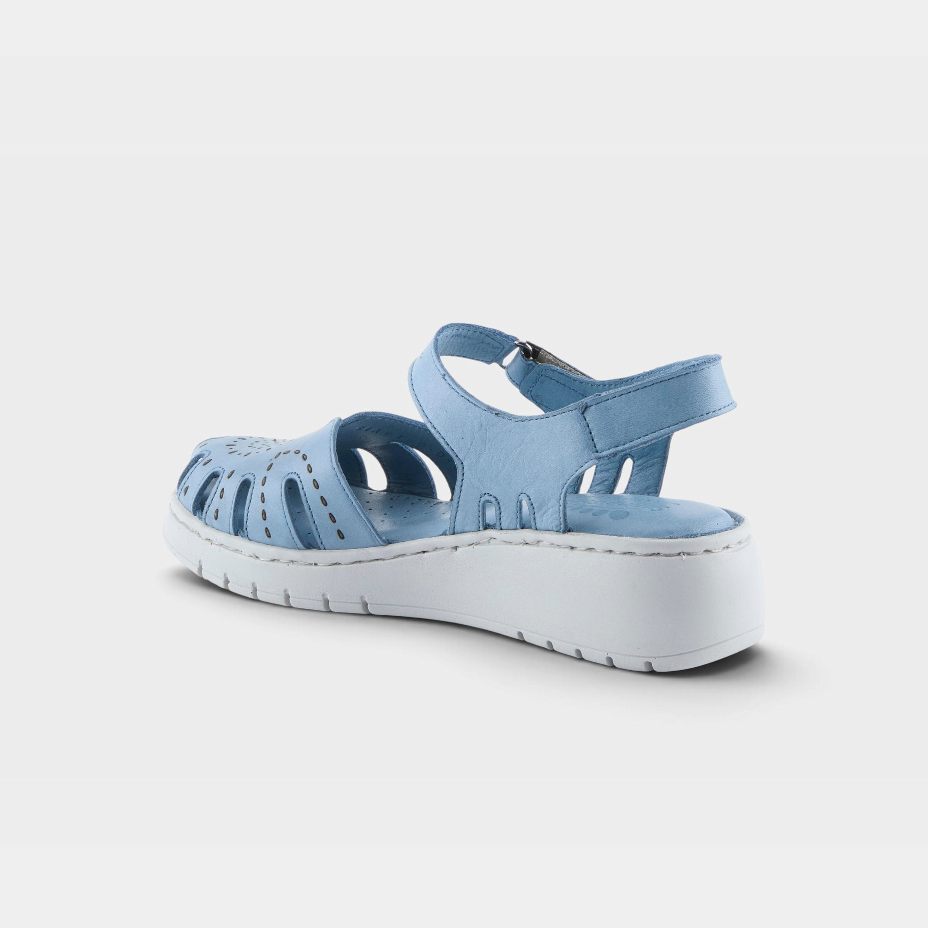 Spring Step Galavis Blue Sandal