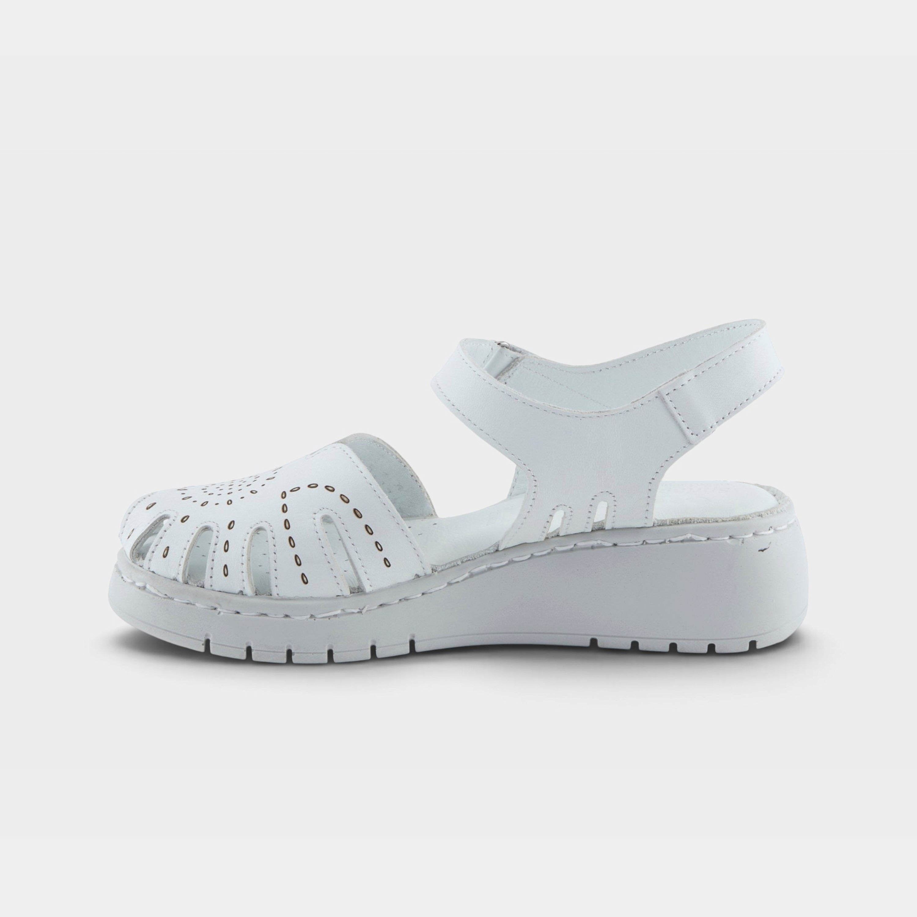 Spring Step Galavis White Sandal