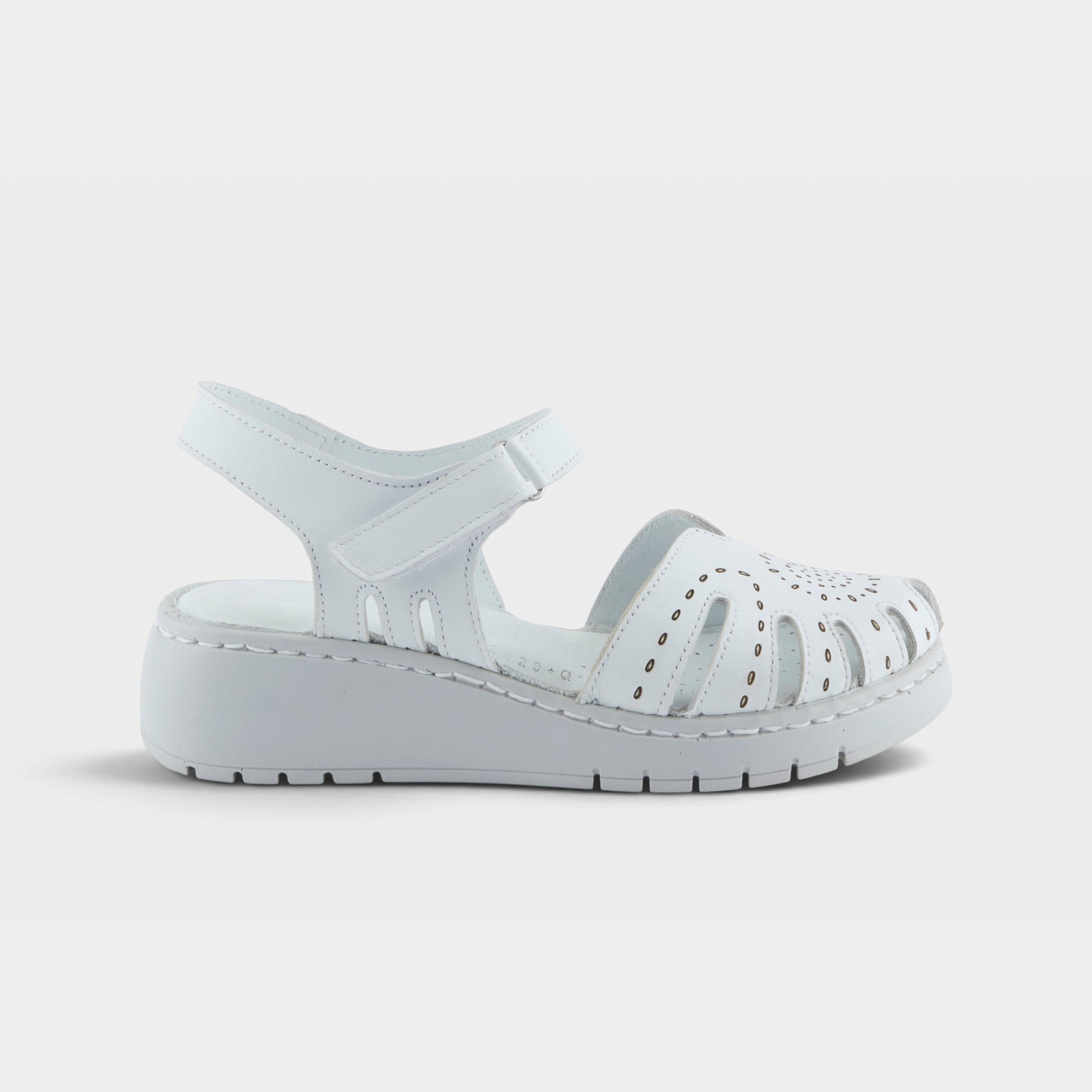 Spring Step Galavis White Sandal
