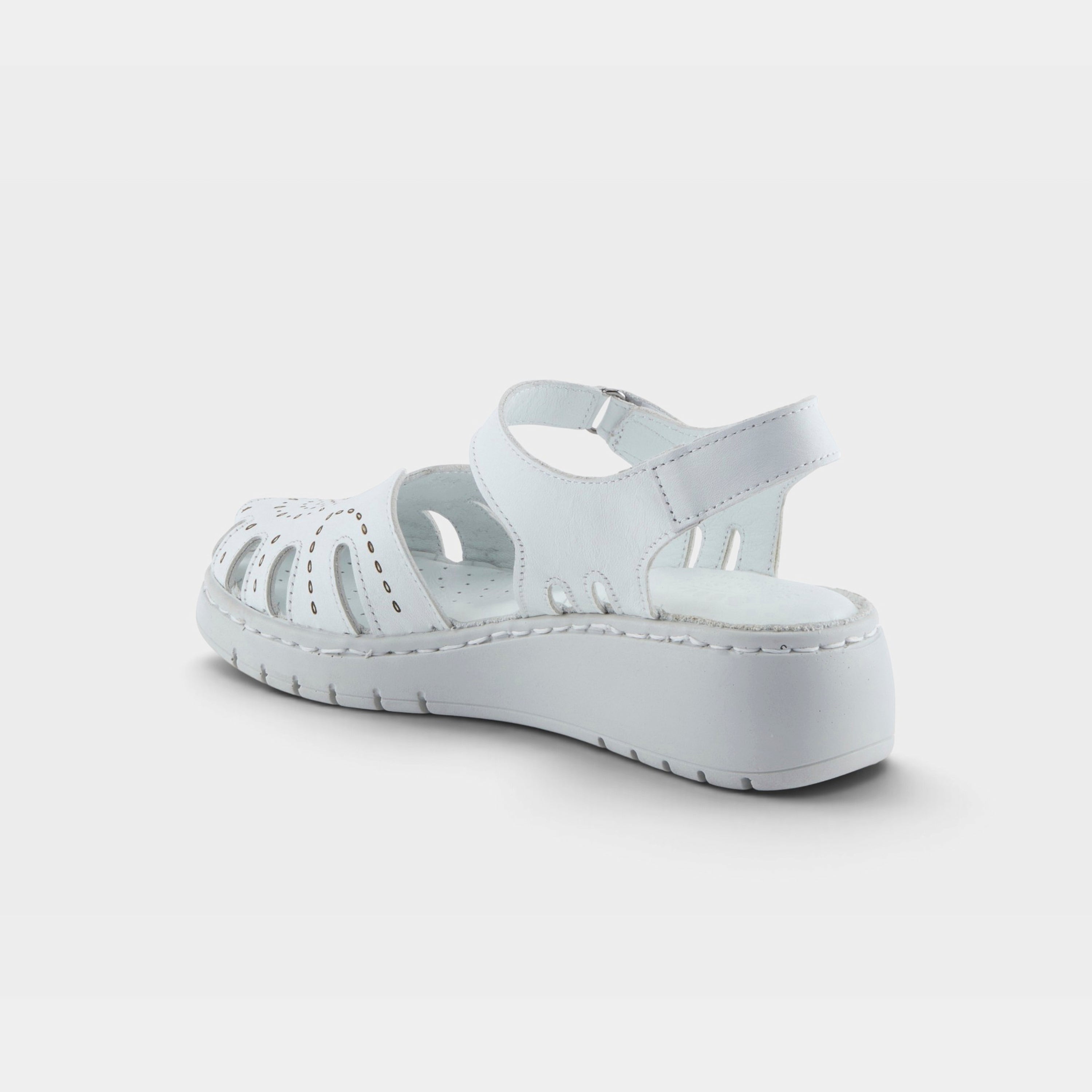 Spring Step Galavis White Sandal