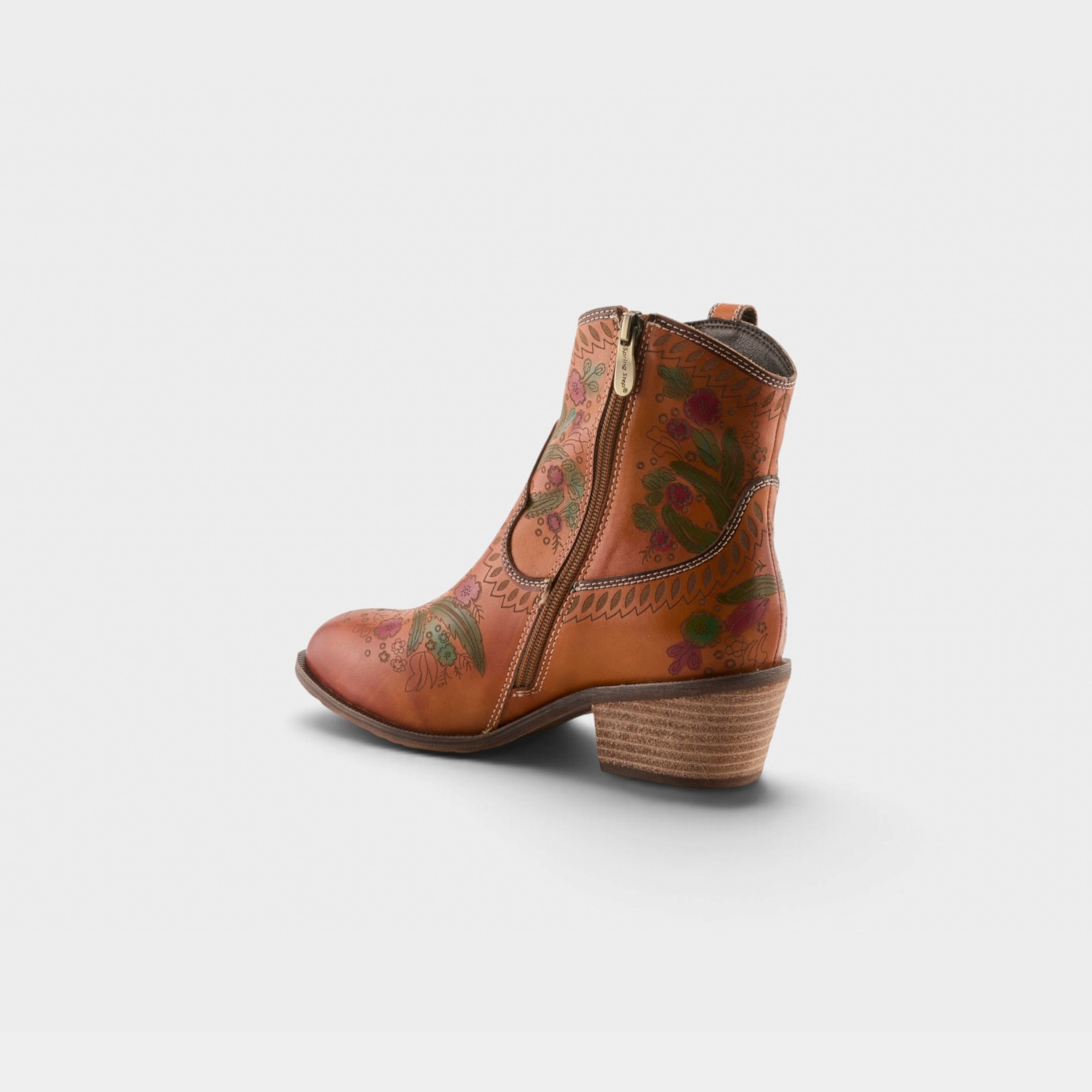 L'Artiste Galop boot in Camel, alternate angle view