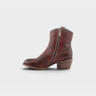 L'Artiste Galop boot in Mahogany, side view