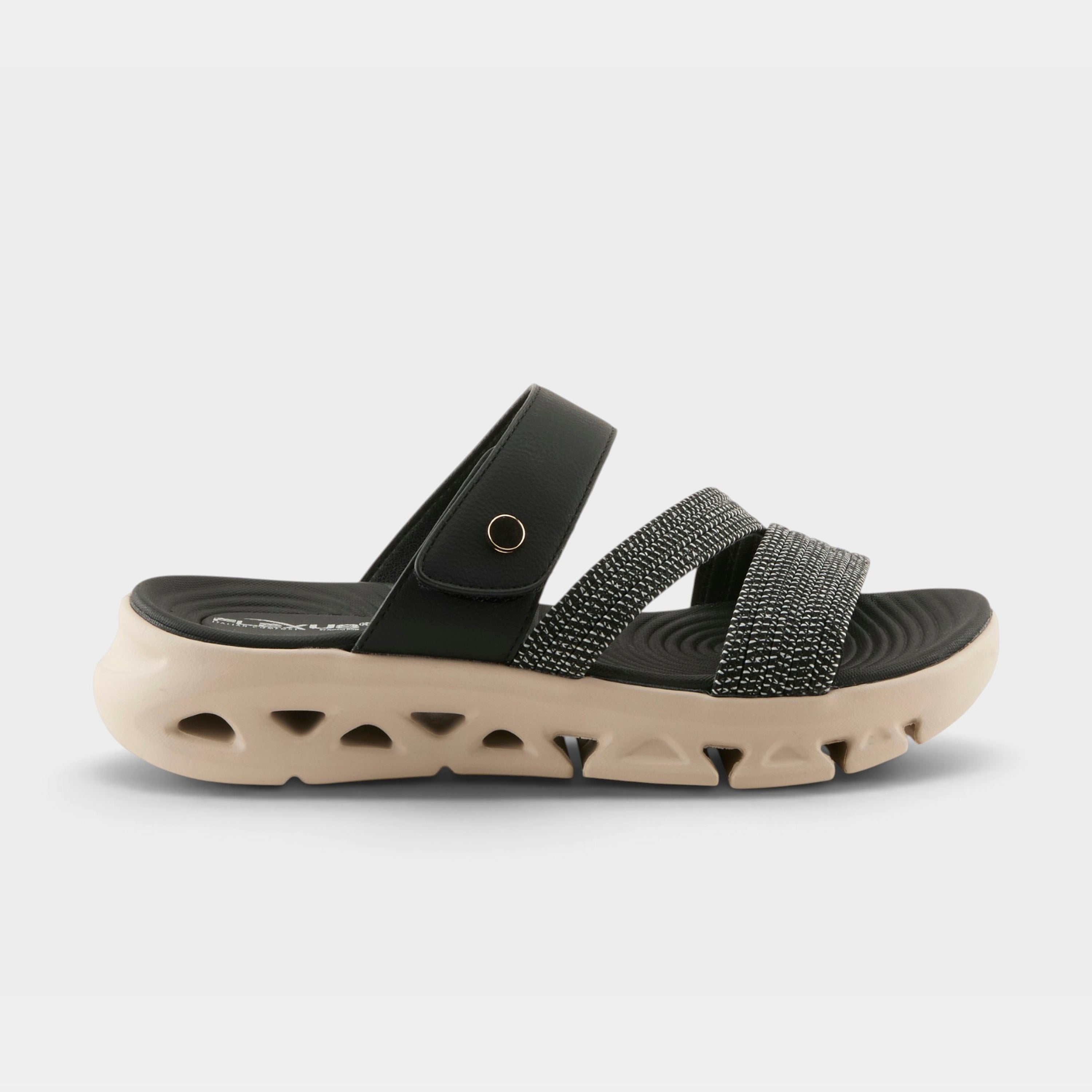 Flexus Galvanesa Black Sandal