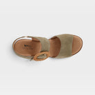 Spring Step Gamona Olive Suede Sandal